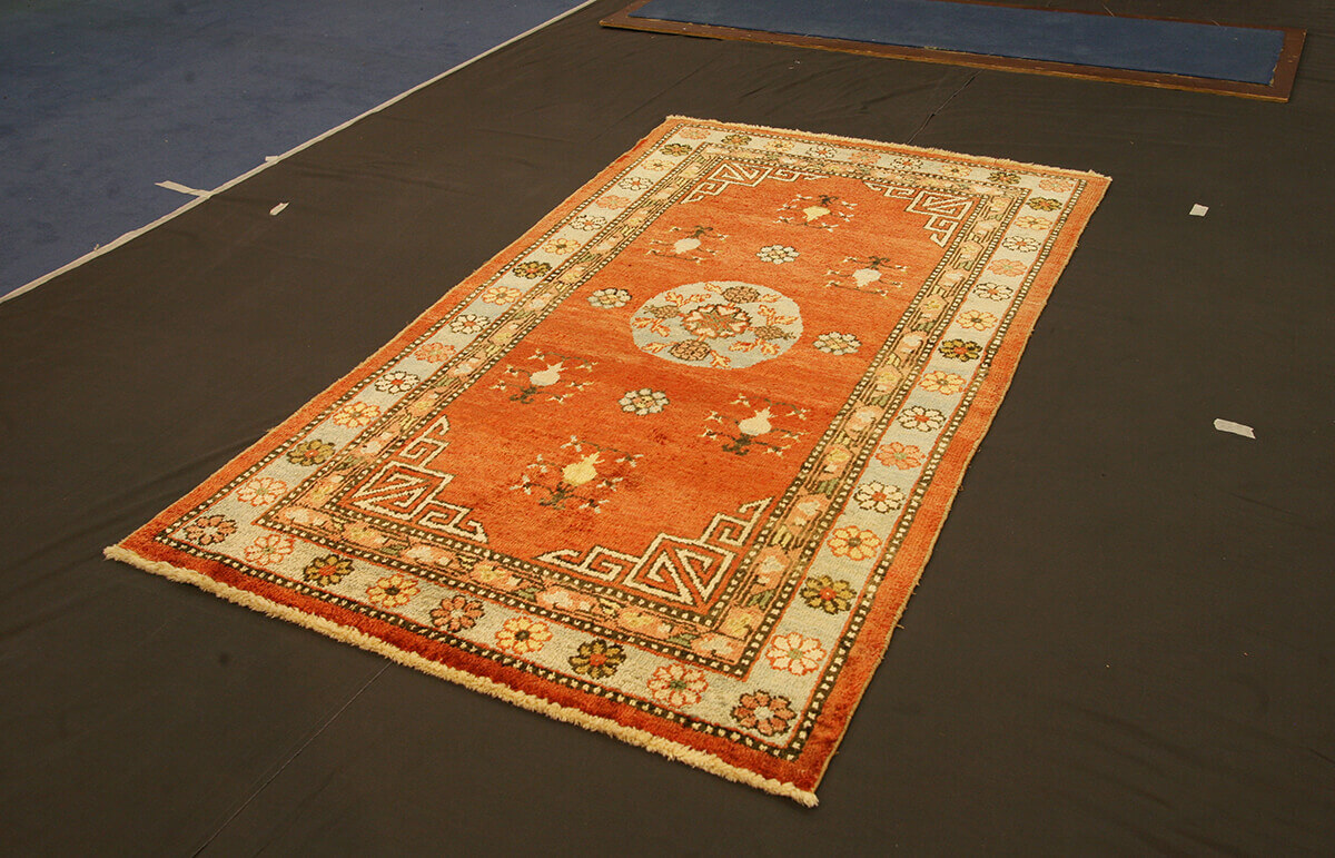 Antique Khotan Small Silk Rug n°:89701390